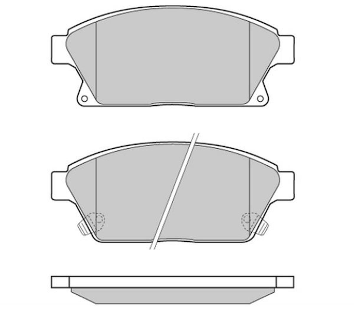 Opel Zafira Ön Fren Balata [Apetech] (13412810)